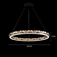MARCELIUS Ring Chandelier by Lampadom - detail view