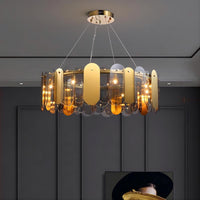 MARLINA GLOSS Ring Chandelier by Lampadom - detail view
