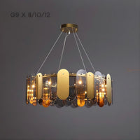 MARLINA GLOSS Ring Chandelier by Lampadom - ambient shot