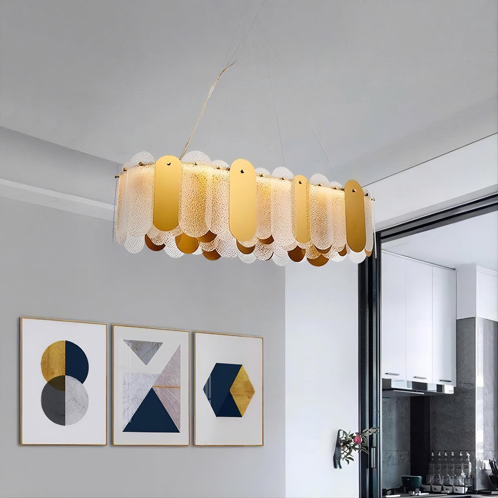 MARLINA GLOSS Linear Chandelier