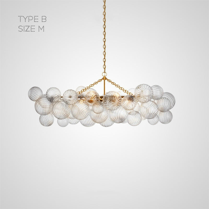 MARLON Chandelier Chandelier in Crystal by Lampadom - room setting