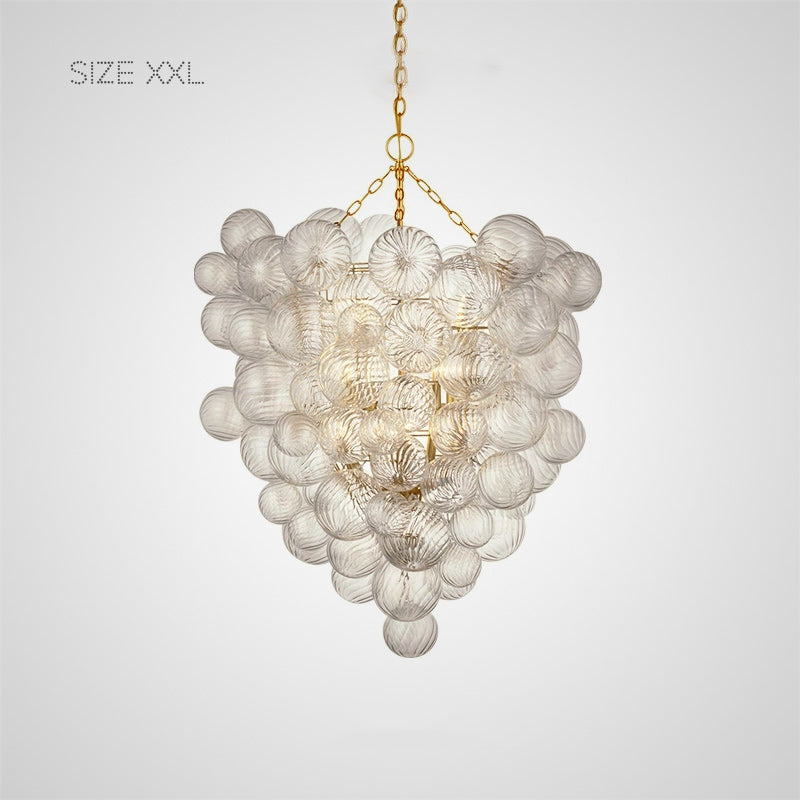 MARLON Chandelier Chandelier in Crystal by Lampadom - room setting
