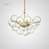 MARLON Chandelier Chandelier in Crystal by Lampadom - room setting