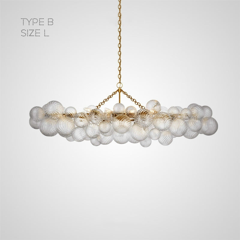 MARLON Chandelier Chandelier in Crystal by Lampadom - room setting