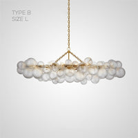 MARLON Chandelier Chandelier in Crystal by Lampadom - room setting