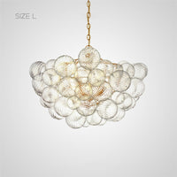 MARLON Chandelier Chandelier in Crystal by Lampadom - room setting