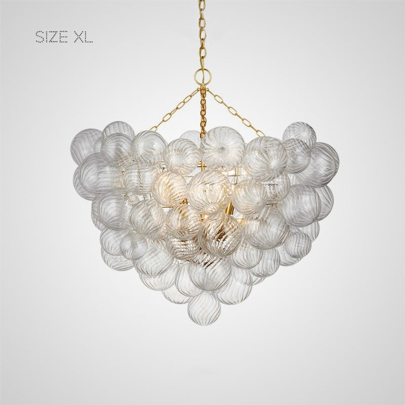 MARLON Chandelier Chandelier in Crystal by Lampadom - room setting