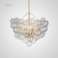 MARLON Chandelier Chandelier in Crystal by Lampadom - room setting