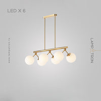 MARTIAL Linear Chandelier