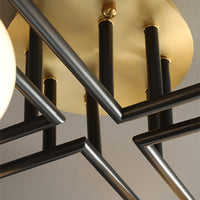 MARYON Ceiling Chandelier by Lampadom - side view