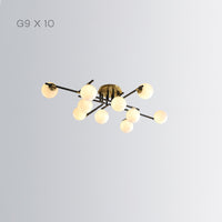 MARYON Ceiling Chandelier by Lampadom - scale reference