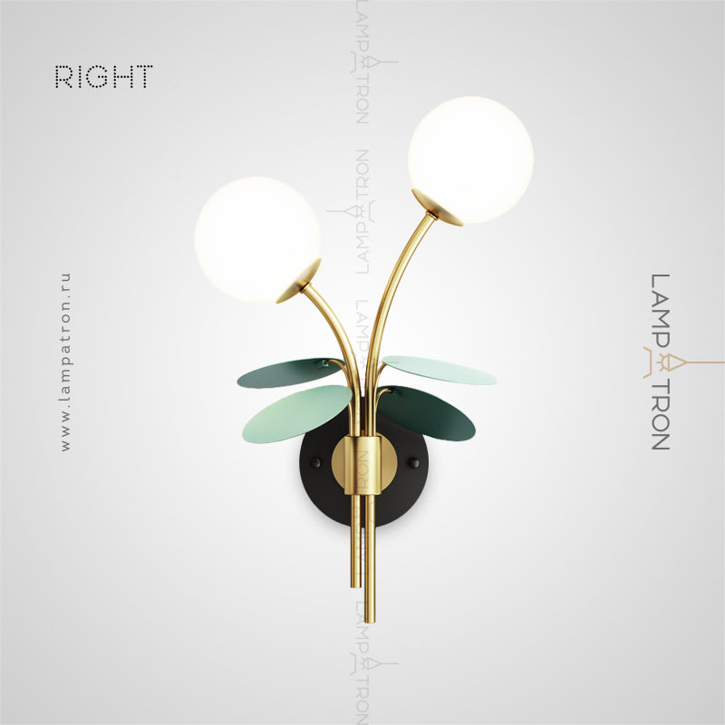 MATISSE B Wall Light by Lampadom - side view