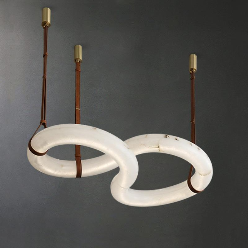 MAURICE Chandelier Chandelier in Marble by Lampadom - view 10