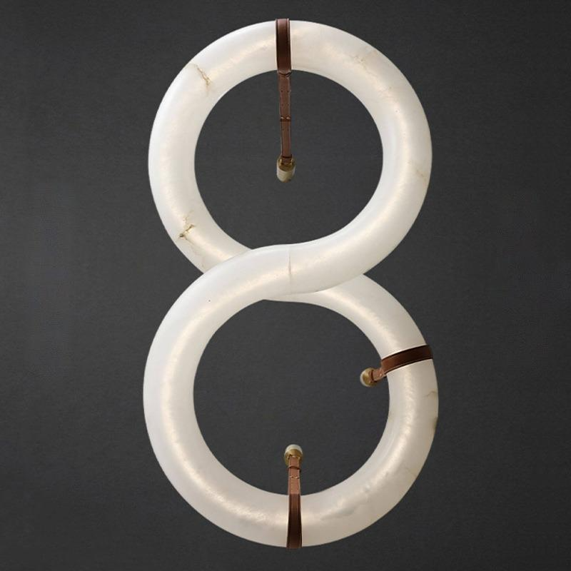 MAURICE Chandelier Chandelier in Marble by Lampadom - view 10