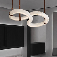 MAURICE Chandelier Chandelier in Marble by Lampadom - view 10