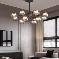 MAYER CH Chandelier by Lampadom - side view