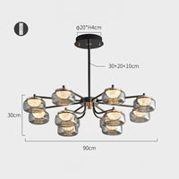 MAYER CH Chandelier by Lampadom - close-up
