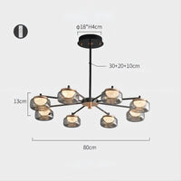 MAYER CH Chandelier by Lampadom - angle view