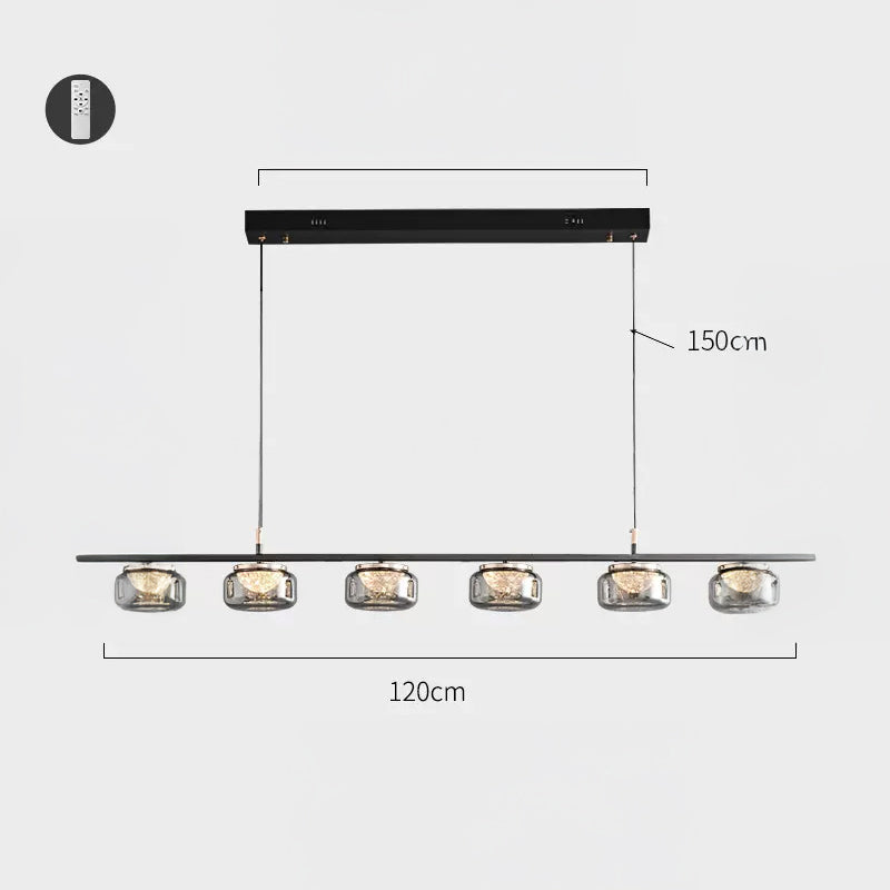 MAYER Linear Chandelier by Lampadom - detail view