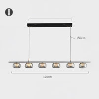 MAYER Linear Chandelier by Lampadom - detail view