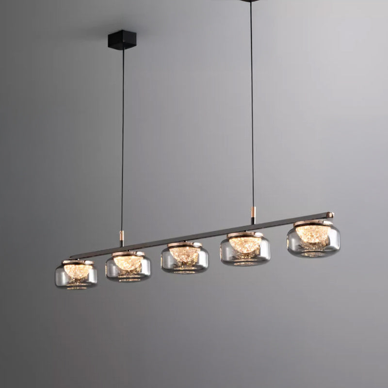 MAYER Linear Chandelier by Lampadom - scale reference