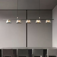 MAYER Linear Chandelier by Lampadom - side view