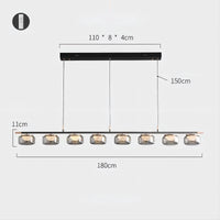 MAYER Linear Chandelier by Lampadom - scale reference