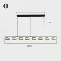 MAYER Linear Chandelier by Lampadom - close-up