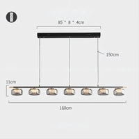 MAYER Linear Chandelier by Lampadom - detail view