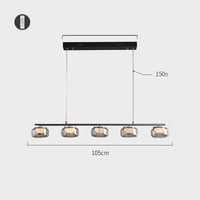 MAYER Linear Chandelier by Lampadom - side view