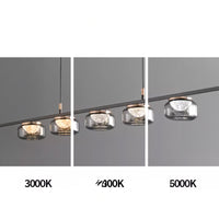 MAYER Linear Chandelier by Lampadom - top view