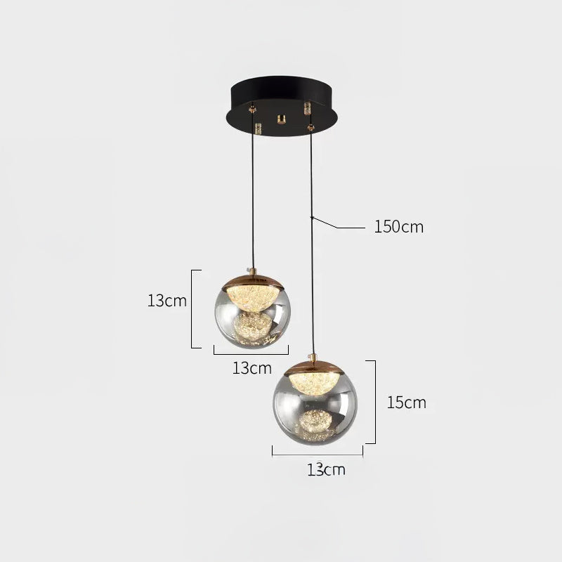 MAYER ORB Pendant by Lampadom - top view