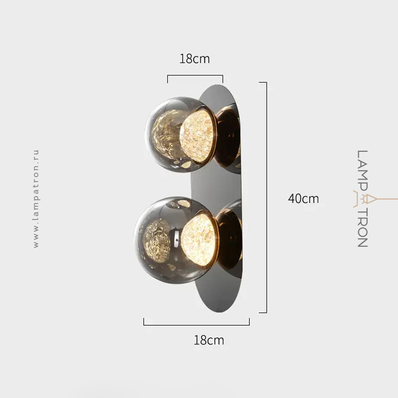 MAYER ORB Wall Light by Lampadom - side view