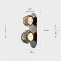 MAYER ORB Wall Light by Lampadom - side view
