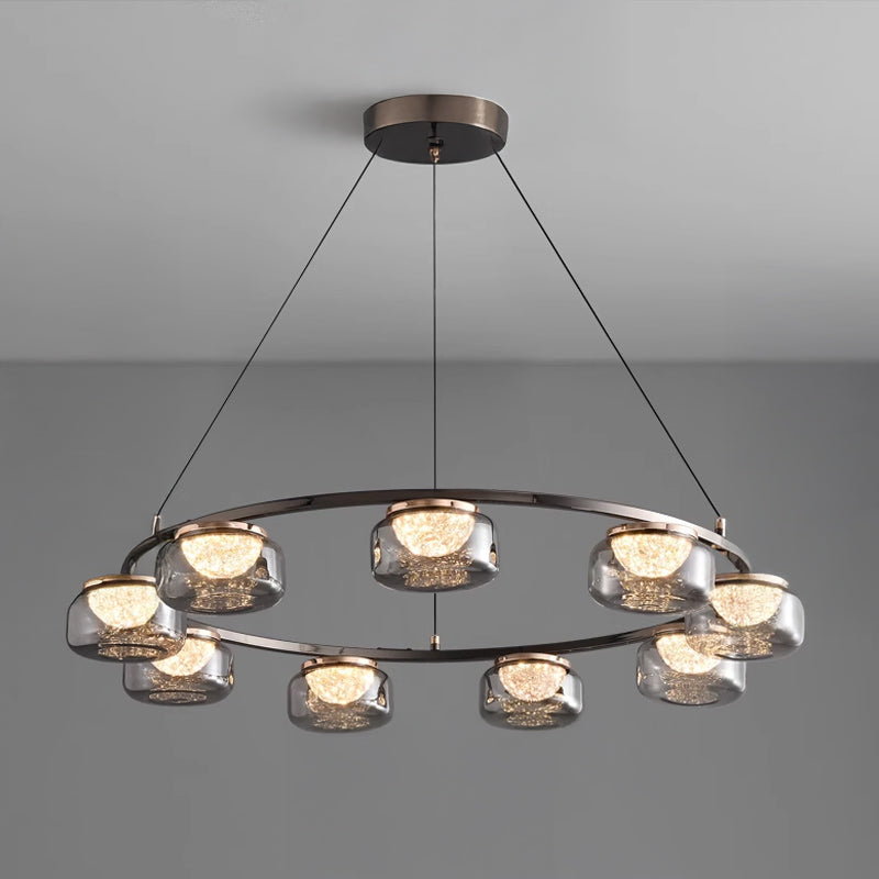 MAYER Ring Chandelier by Lampadom - scale reference