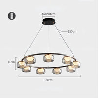MAYER Ring Chandelier by Lampadom - ambient shot