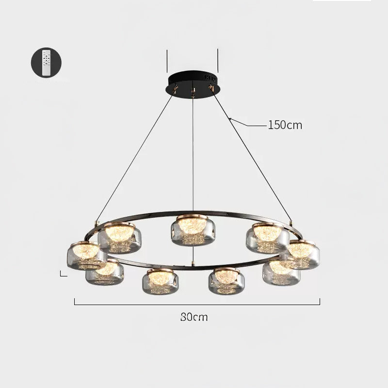 MAYER Ring Chandelier by Lampadom - close-up