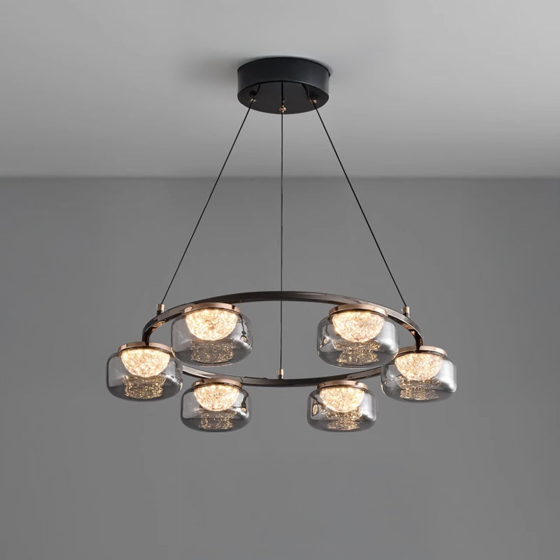 MAYER Ring Chandelier by Lampadom - top view