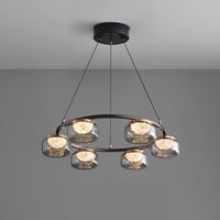 MAYER Ring Chandelier by Lampadom - top view