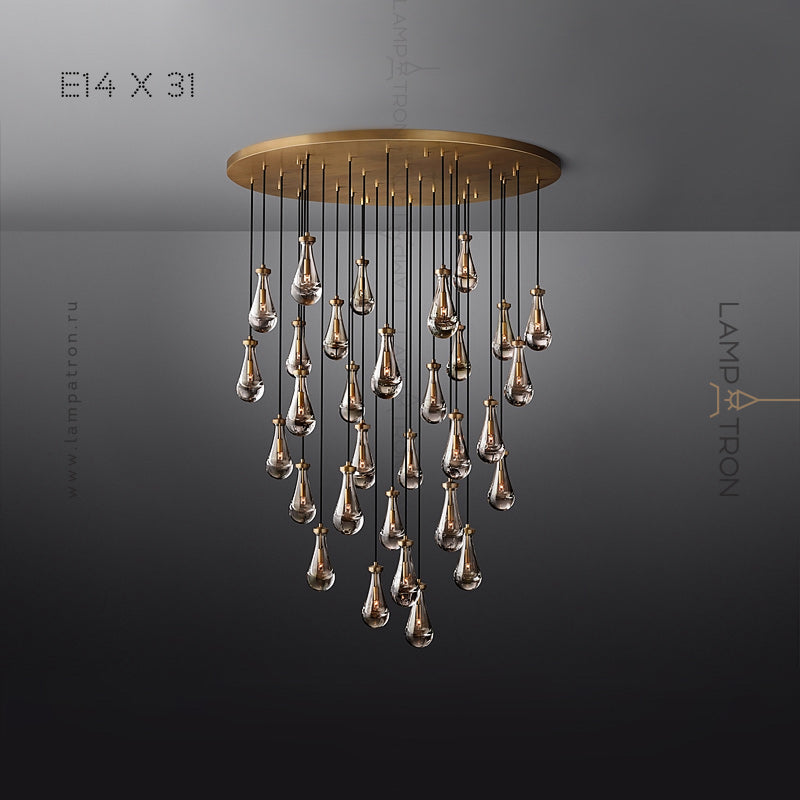 MELANY MORE Cascade Light by Lampadom - angle view