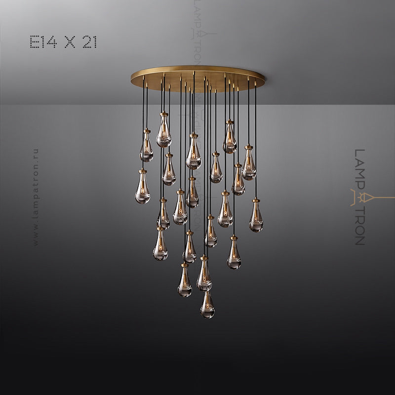 MELANY MORE Cascade Light by Lampadom - ambient shot
