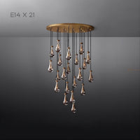 MELANY MORE Cascade Light by Lampadom - scale reference