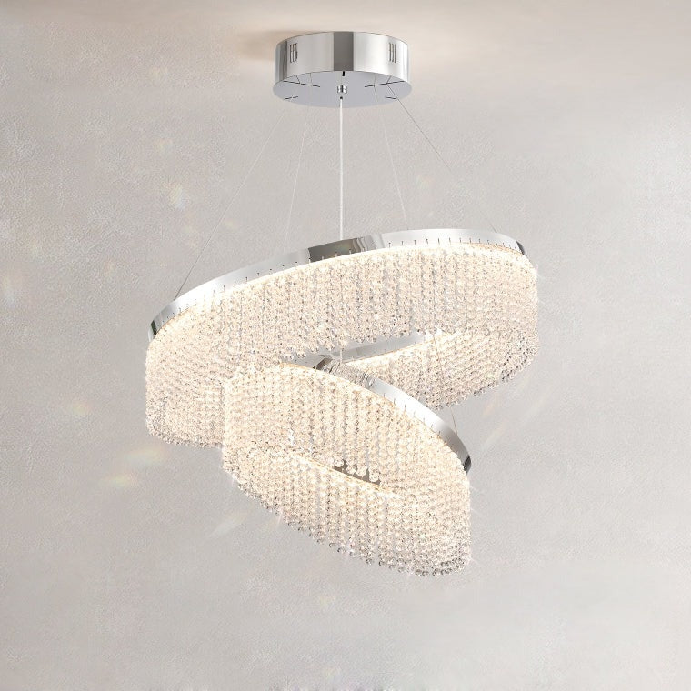 MELCHIOR Ring Chandelier by Lampadom - angle view