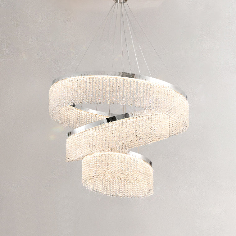 MELCHIOR Ring Chandelier by Lampadom - side view