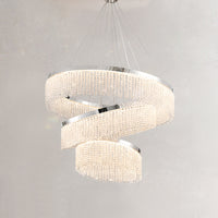 MELCHIOR Ring Chandelier by Lampadom - side view