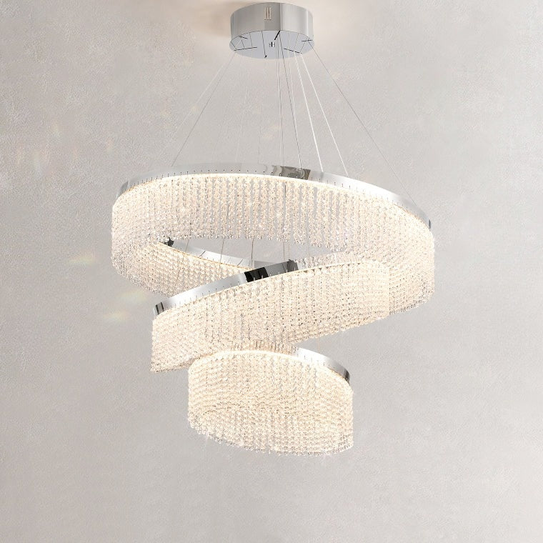 MELCHIOR Ring Chandelier by Lampadom - side view
