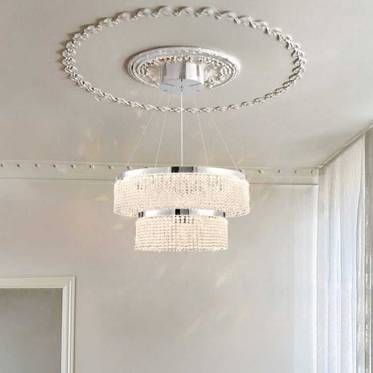 MELCHIOR Ring Chandelier by Lampadom - scale reference