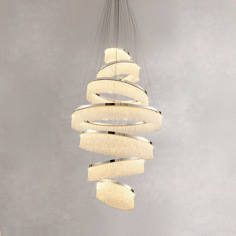 MELCHIOR TOP Ring Chandelier by Lampadom - side view