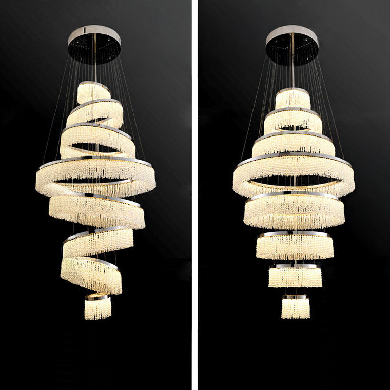 MELCHIOR TOP Ring Chandelier by Lampadom - angle view