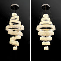 MELCHIOR TOP Ring Chandelier by Lampadom - angle view